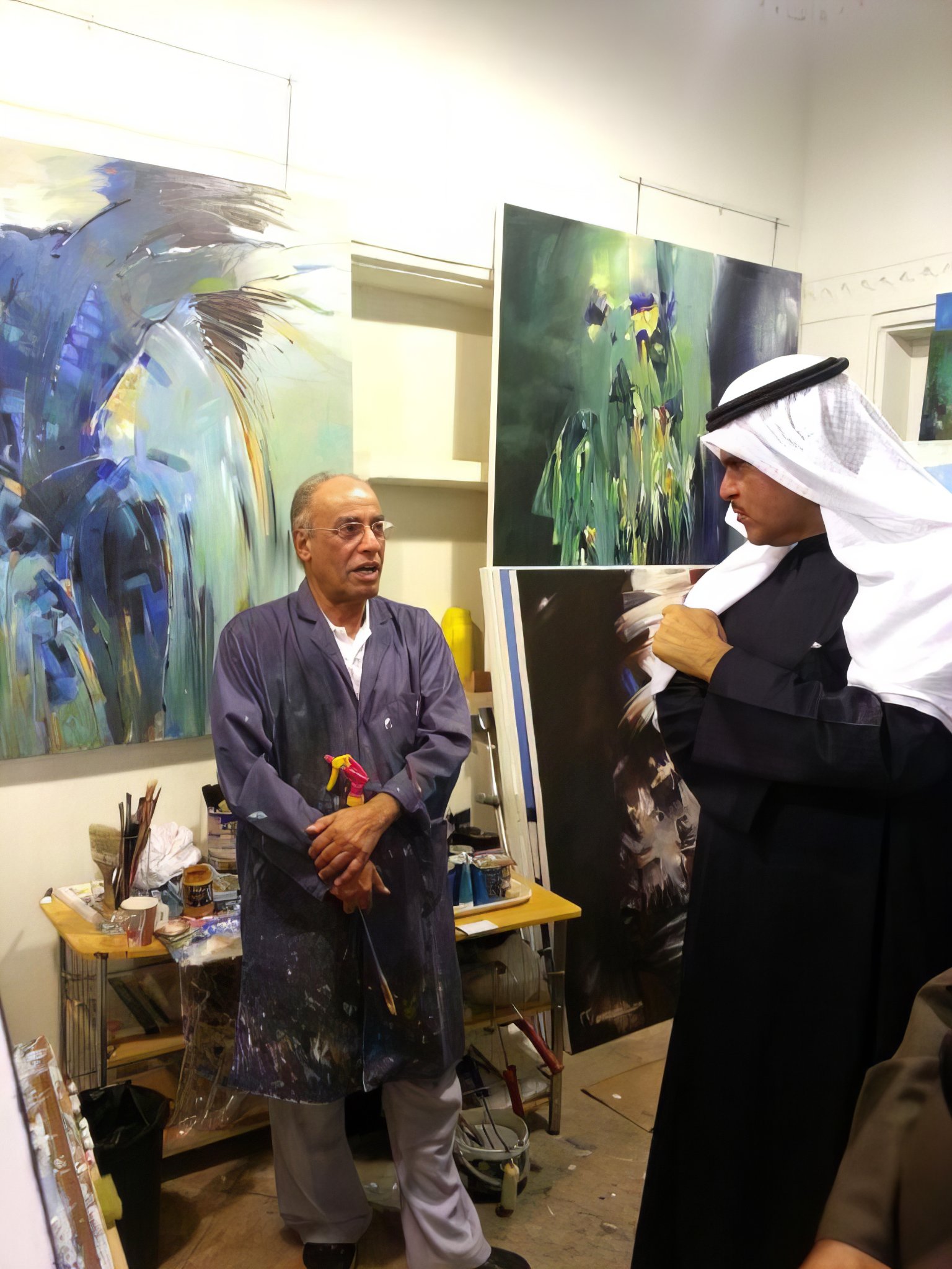 With His Excellency Salman Al-Humoud Al-Sabah
